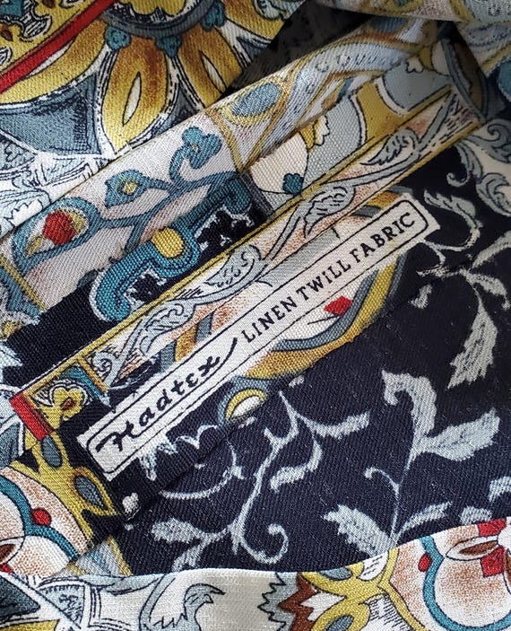 Vintage handmade abstract patchwork blouse. Desig… - image 8