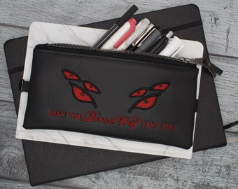 Dread Wolf Planner Pouch, Pen/Pencil Case with Adjustable Elastic Band