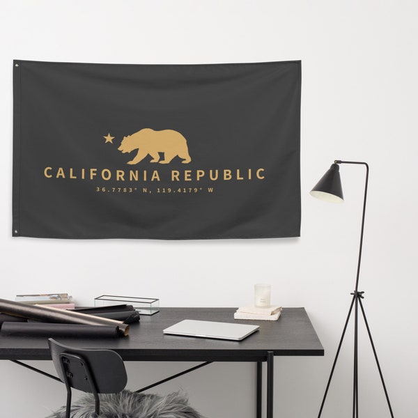 California Flag Wall Art Etsy
