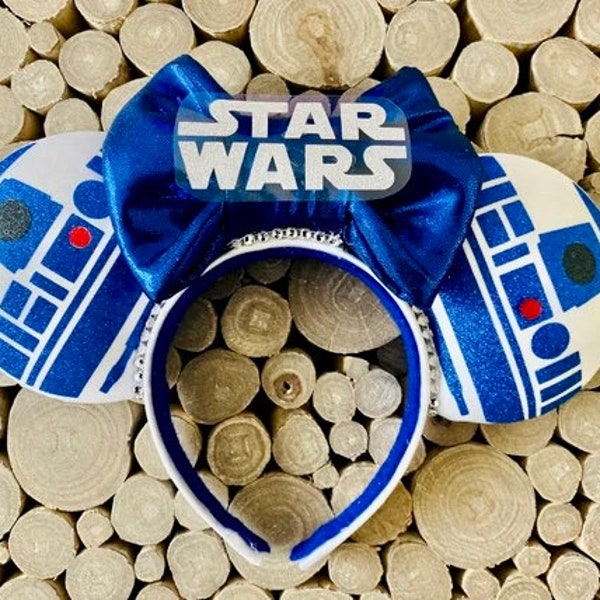 R2D2 Star Wars Inspired Ears | R2D2 Ears | Star Wars Ears | Disney Ears | Mickey Ears