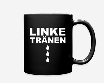 Linke Tränen Gravur Design für Tasse