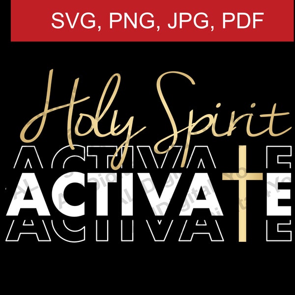 Activated Holy Spirit Shirt - Etsy