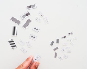 Miniature Power Outlets, Light switch, AC Grid for Dollhouse, 2 Sizes printable files