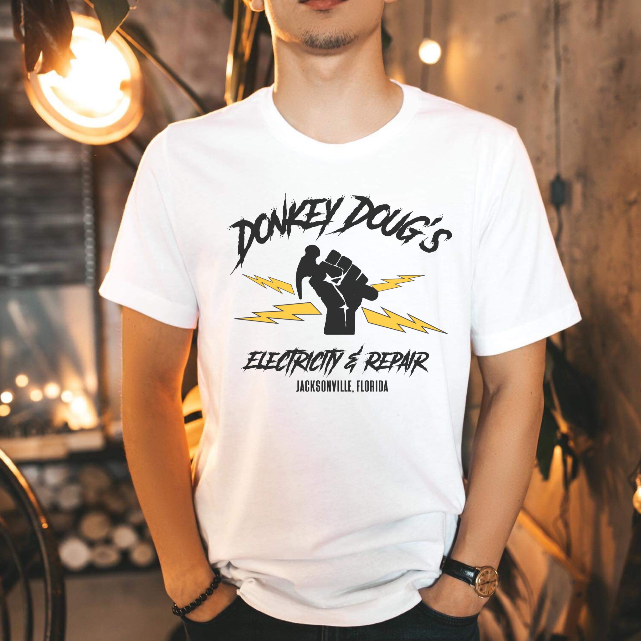T Shirt Donkey Doug's Electricity 