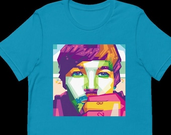 Louis Tomlinson Pop Art T-Shirt, One Direction Fan Tee
