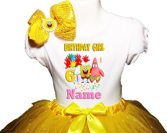 spongebob 1st birthday outfit