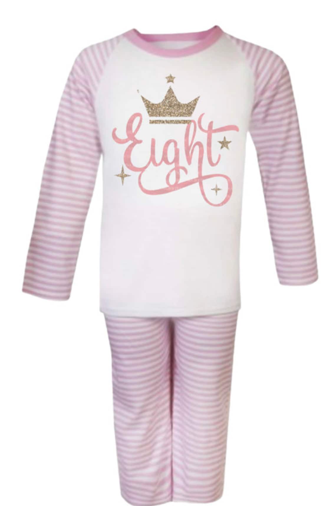 Children's Personalised Unisex Birthday Pyjama Set Kids Etsy