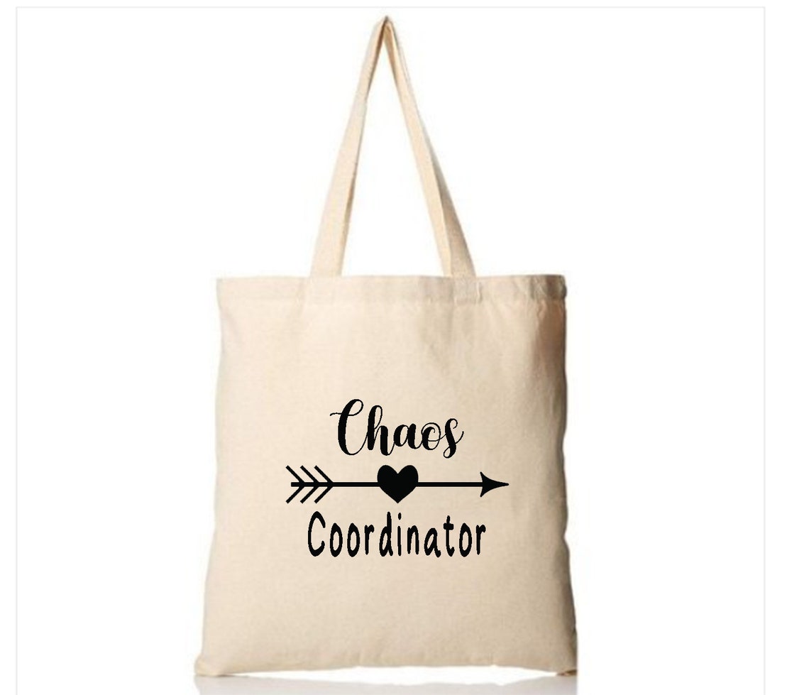 Chaos Coordinator-custom Canvas Tote Bag natural Tote Bag - Etsy