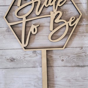 Bride to be SVG/ Bride to be cake topper SVG/ Bridal shower SVG/ engagement cake topper svg