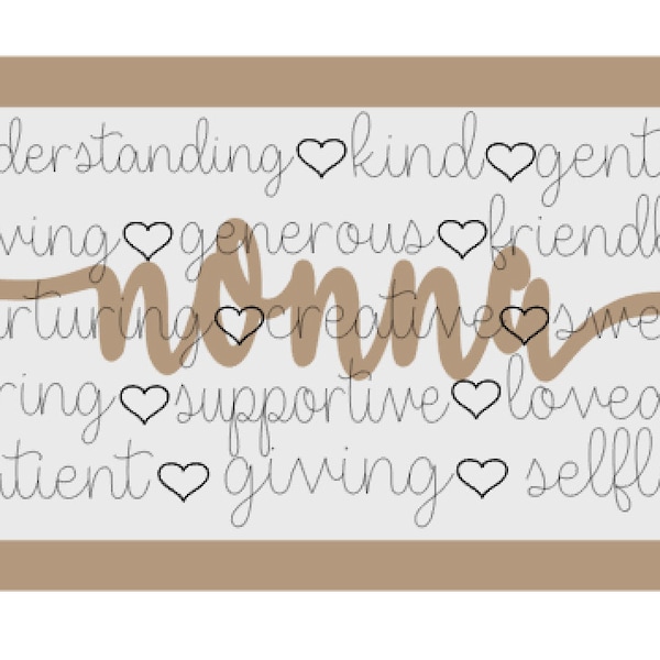 Nonna sign SVG/Nonna svg/Mother's Day SVG/Grandmother gift