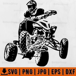 ATV Svg, 4 Wheeler Svg, Atv Motocross Svg, Avt shirt, ATV Clipart, Atv Files for Cricut, Atv Cut Files For Silhouette, Atv Dxf, Png, Jpg, Eps