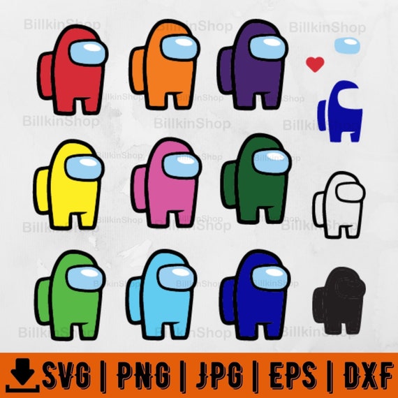 Among Us SVG Bundle Among Us Character SVG Among Us Shirt SVG