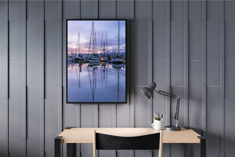 Marina Mornings Photo Digital Download Wall Art Printable - Etsy