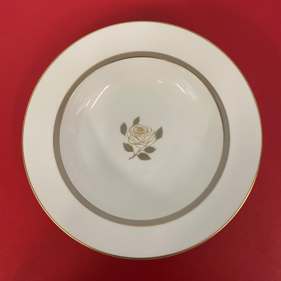 Vintage Rosenthal China Soup Bowl Rosenthal Rose Pattern Etsy