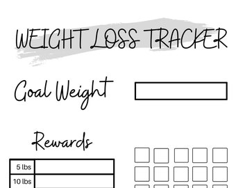 Weight Loss, Weight Loss Chart, Motivational Chart, Rewards Chart, Weight Progress, 40 Lb Weight Loss Tracker, New Year's Resolution