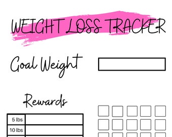Weight Loss, Weight Loss Chart, Motivational Chart, Rewards Chart, Weight Progress, 40 Lb Weight Loss Tracker, New Year's Resolution