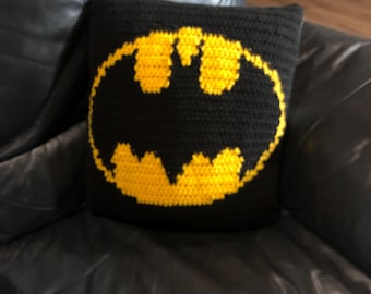 B-Man Pillow Crochet Pattern (PDF)