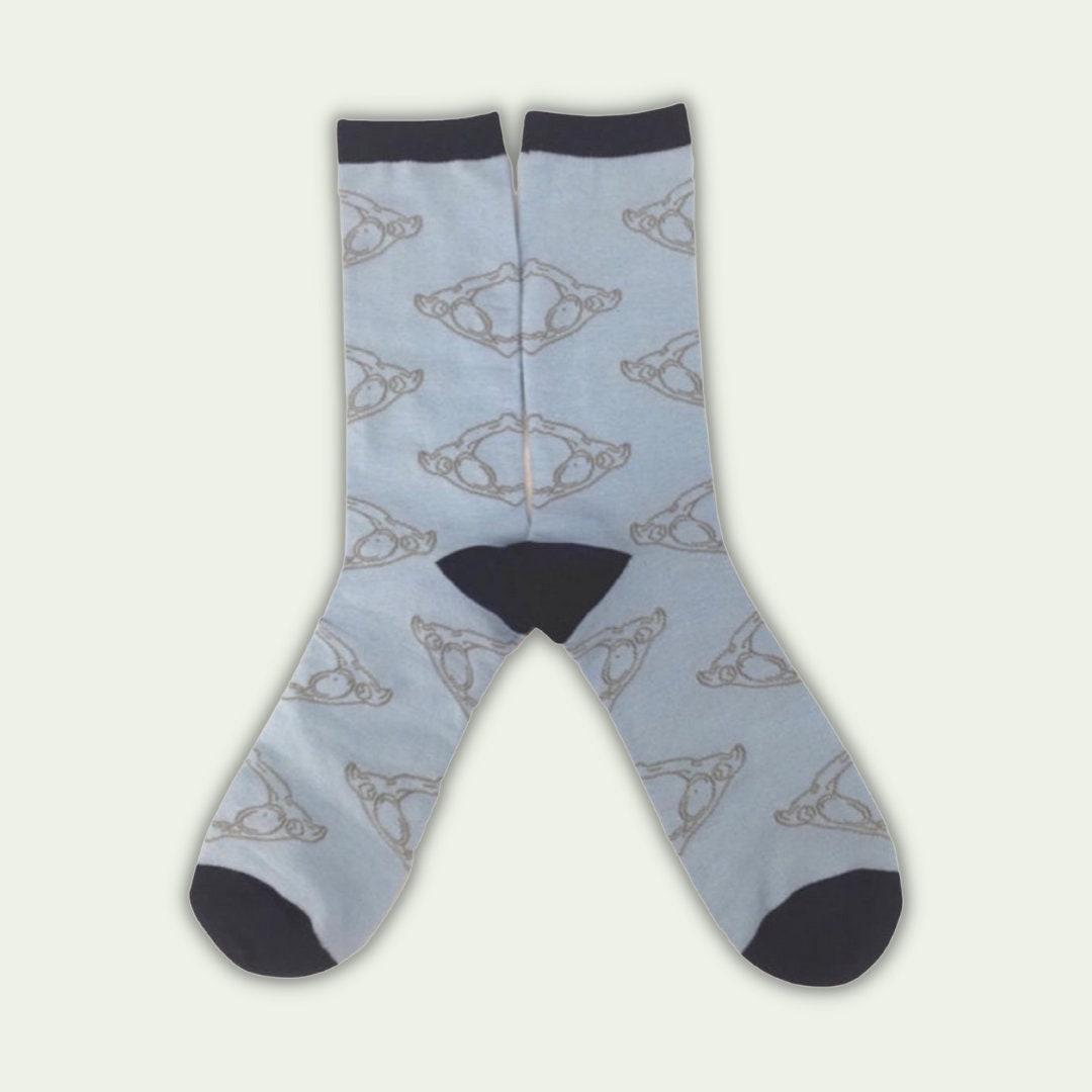 Atlas Socks: Chiropractor Gift, Spine Pattern