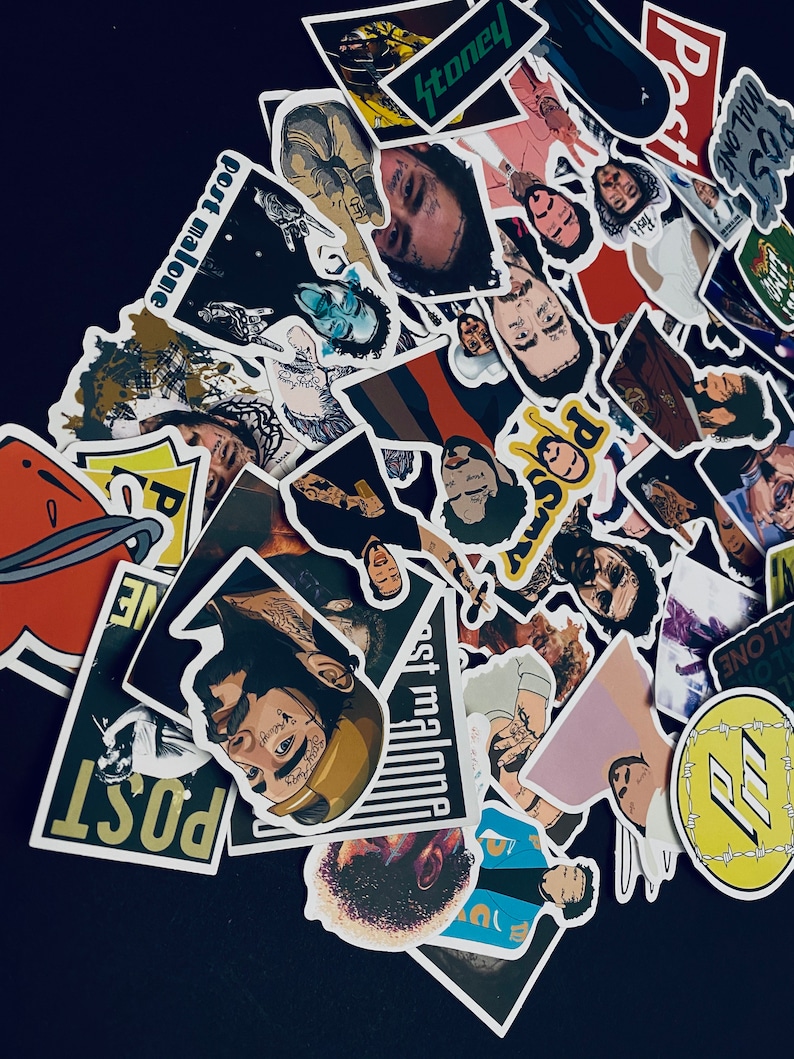 50 pcs Post/Rapper Sticker Pack Laptop Stickers | Etsy