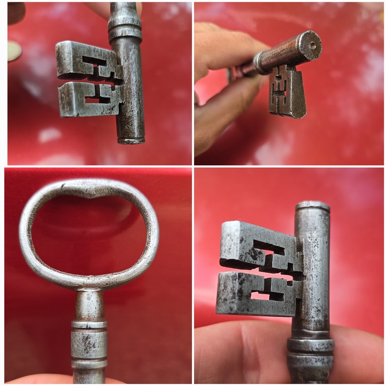 Giant Majestic Large Castle Key!antique Thick Iron Gate Key. Almost 6 ...