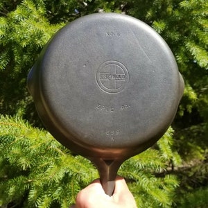 Choice Old # 6 Griswold Skillet Smooth & Seasoned! Antique Griswold Cookware! Great Kitchen Cookware