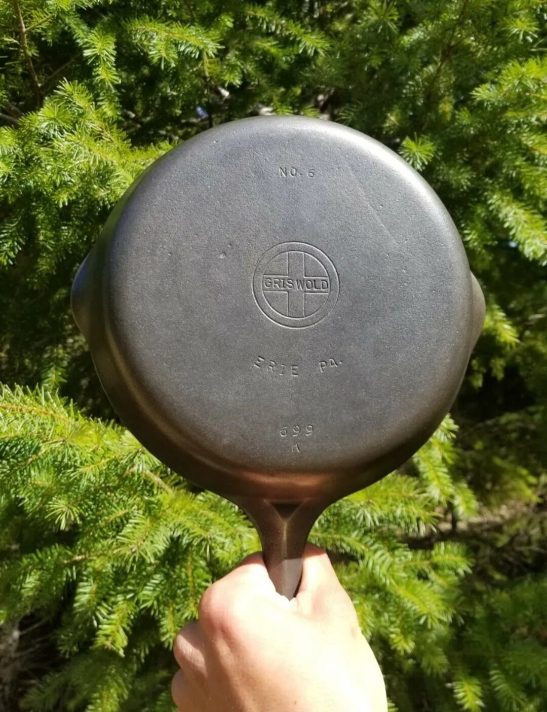 Griswold #4 Cast Iron Skillet Small Block Logo – The Forge at