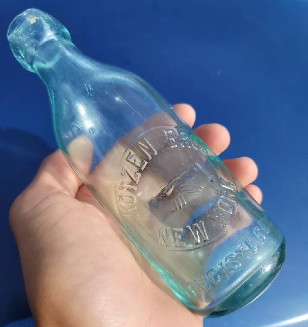 1890's Pictorial Hands Soda! Antique Kotzen Bros New York
