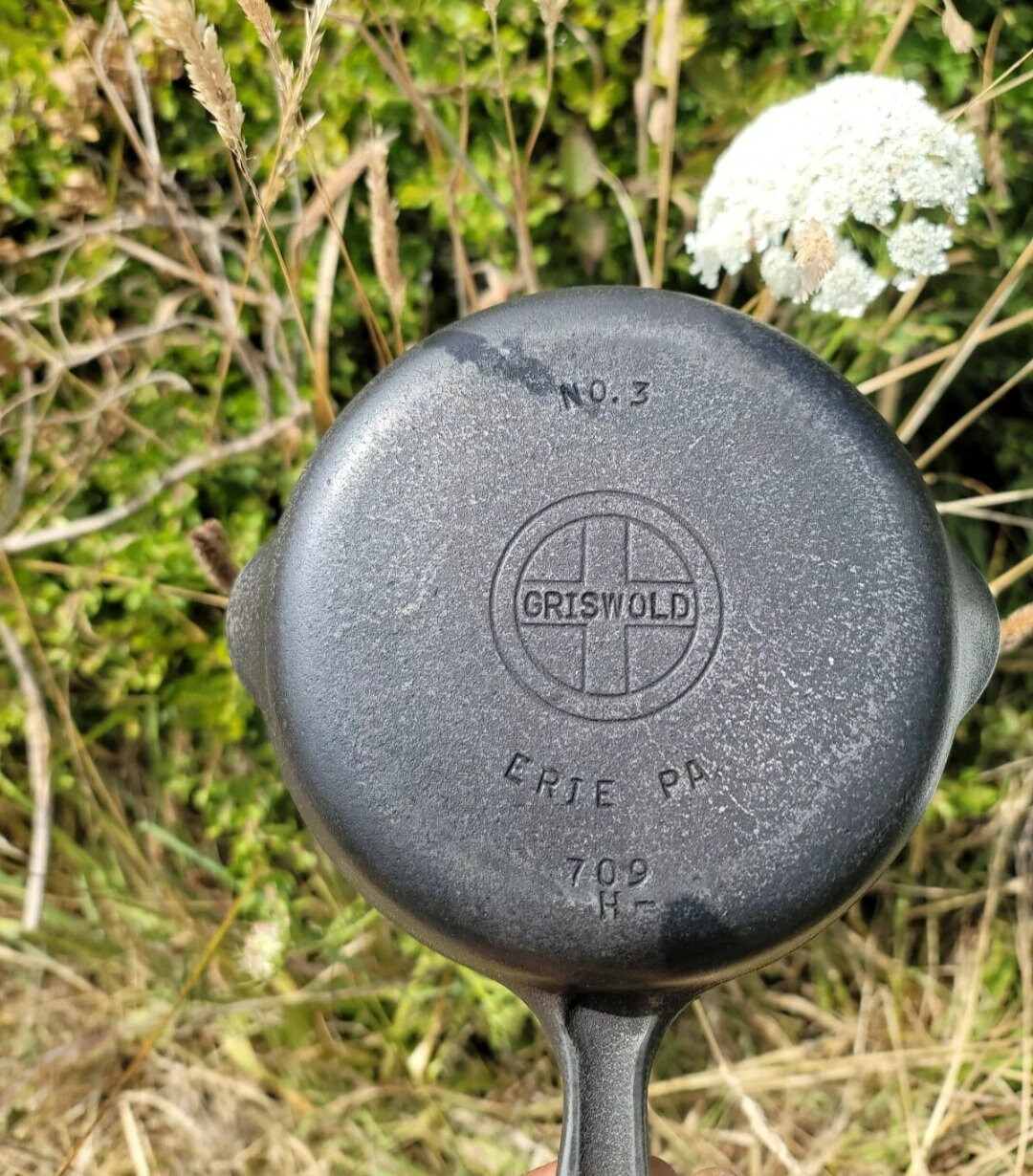 Super Smooth Antique #3 Griswold Skillet - Old Griswold USA Kitchen ...