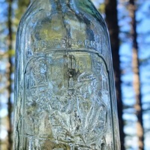 Scarce 1880s Blob Top New York Picture Soda! Antique Quart Bartender GB