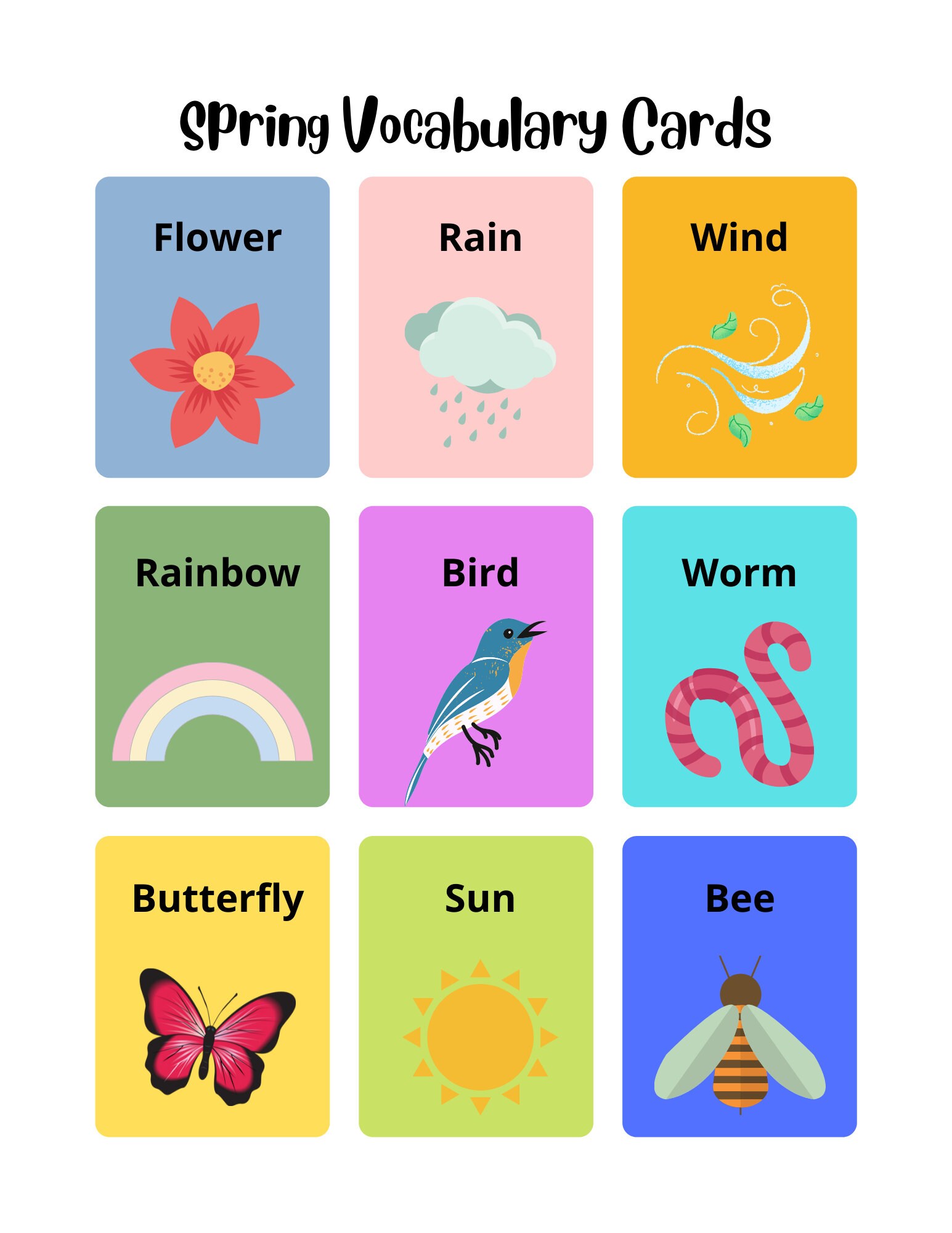 Spring Activity Pack - Spring Printables for Kids - Spring Playdough ...