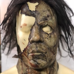 Michael Myers mask Striptease half mask by Fx artist Jamie Grove