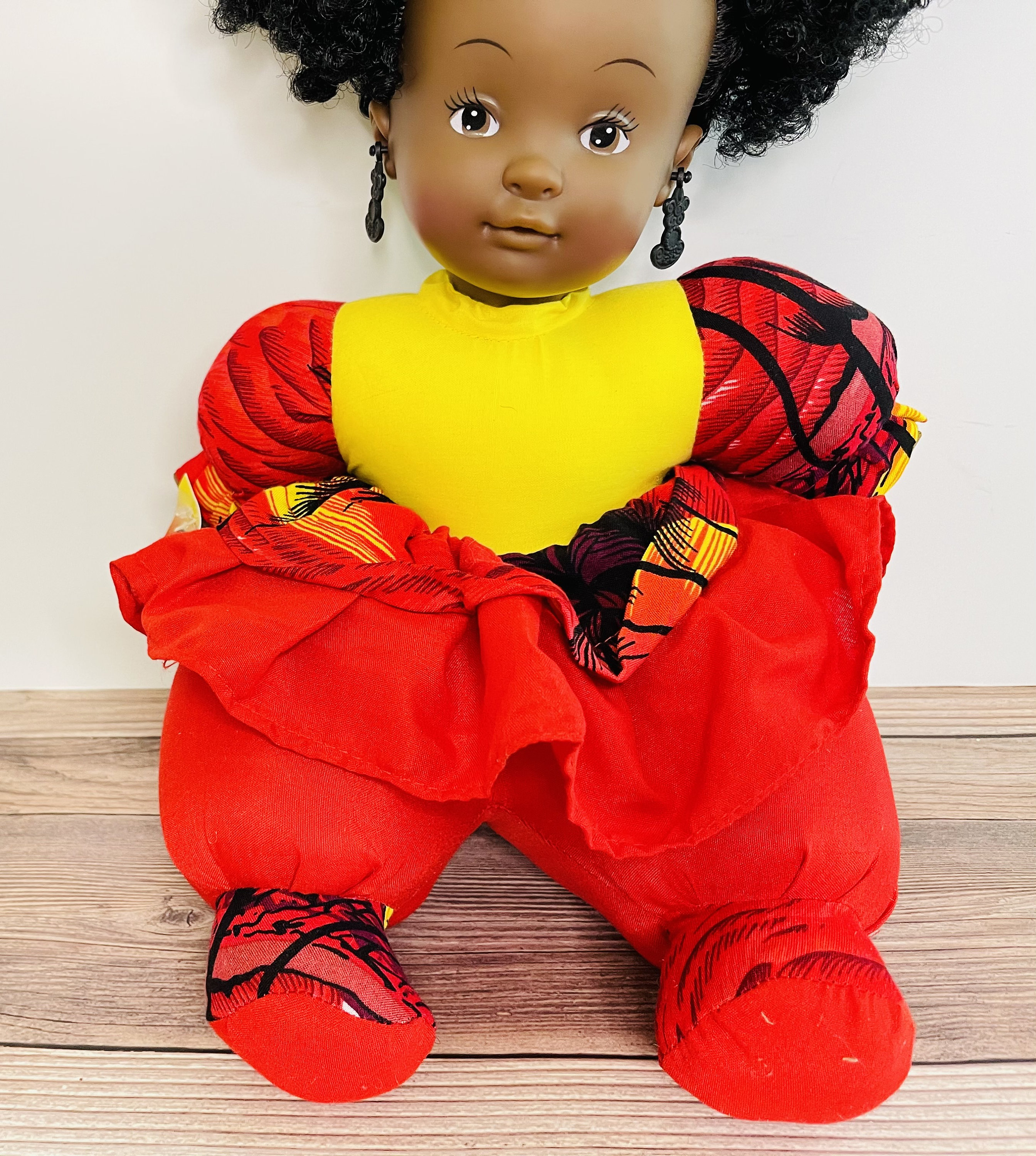 Beautiful Black Ethnic Doll With Brown Skin and Afro Hair Etsy