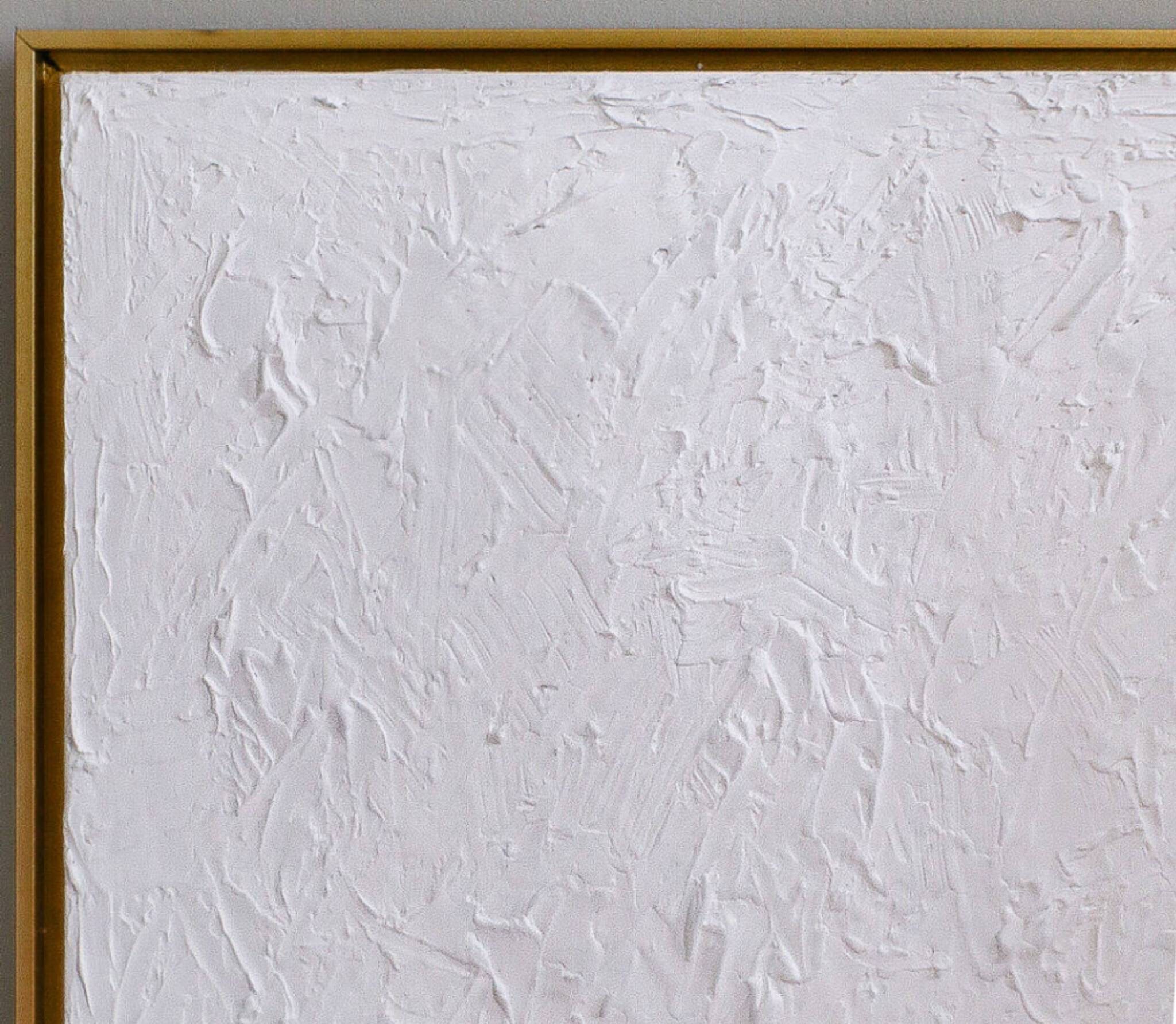 Original Wall Art / White Abstract Art / Canvas Art / Textured ...