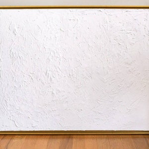 Original Wall Art / White Abstract Art / Canvas Art / Textured ...
