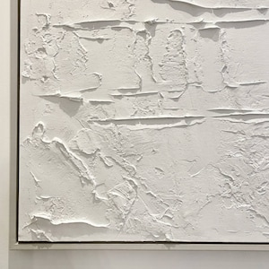 Original Wall Art / White Abstract Art / Canvas Art / Textured Paintings /Made to order/ Abstract Paintings / Cream painting