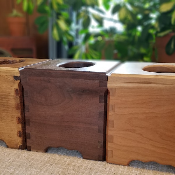 Wooden Tissue Box Cover - Handcrafted - Square Tissue Box - Woodwork - Tissue Box Cover