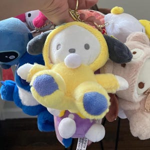 Anime Plush Keychain 4.5”, Cartoons Stuffed Plushie Keychain