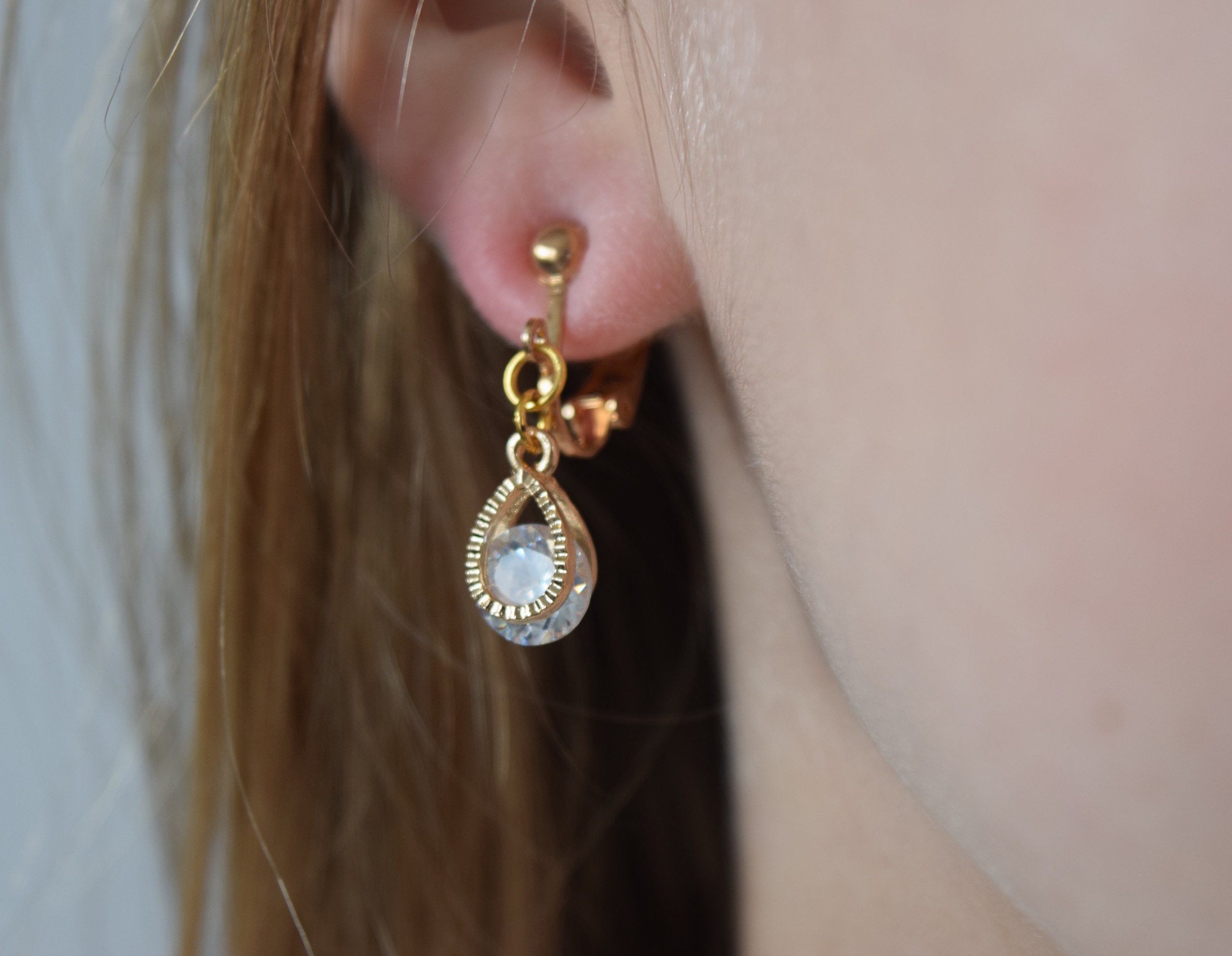 Schneeflocken Clip-Ohrringe Mit Zirkonia – 1,5x1,5cm, Nicht Gestochen, Für Frauen & Mädchen