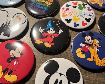 Pixie Dust Dis_Ney Themed Pin Back Buttons