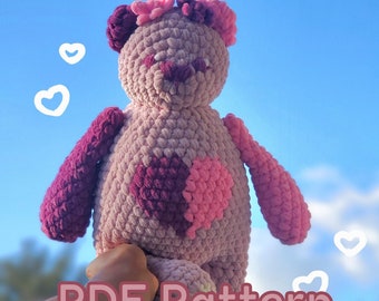 Pdf Pattern: Crochet Sweetie the Teddy Bear Pattern