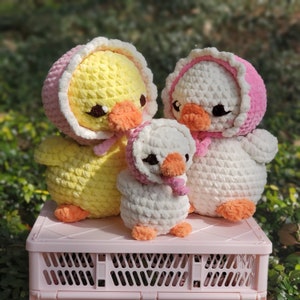 PDF PATTERN: Crochet Duck Plushie Pattern image 2