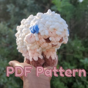 PDF Pattern: Crochet Mini Sheep Plushie Pattern