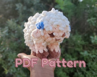 PDF Pattern: Crochet Mini Sheep Plushie Pattern