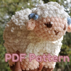 PDF Pattern: Crochet Sheep Plushie Pattern