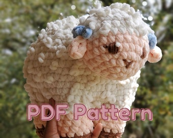 PDF Pattern: Crochet Sheep Plushie Pattern