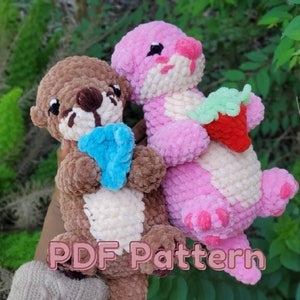 PFD PATTERN: Crochet Otter Plushie Pattern