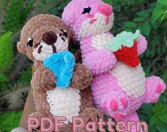 PFD PATTERN: Crochet Otter Plushie Pattern