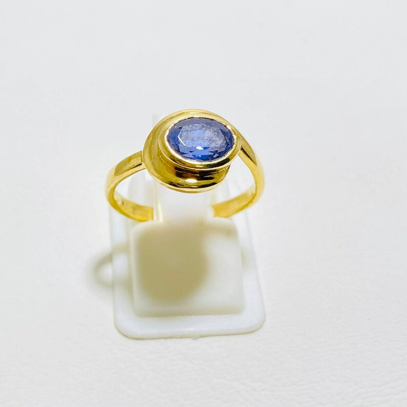 Blue Topaz Hydro Quartz 9X7mm oval Faceted Boho Silver Ring,925 Sterling Silver Gold Rhodium Handmade Ring wholesale availab