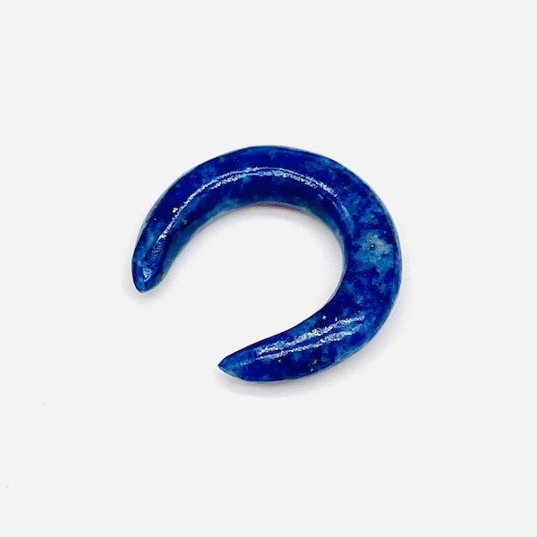 Natural Lapis Lazuli Gemstone Handmade Septum Pincher Nose Piercing Naga Body Jewelry Gauge Size 12g (2mm) to 00g (10mm) Wholesale Available