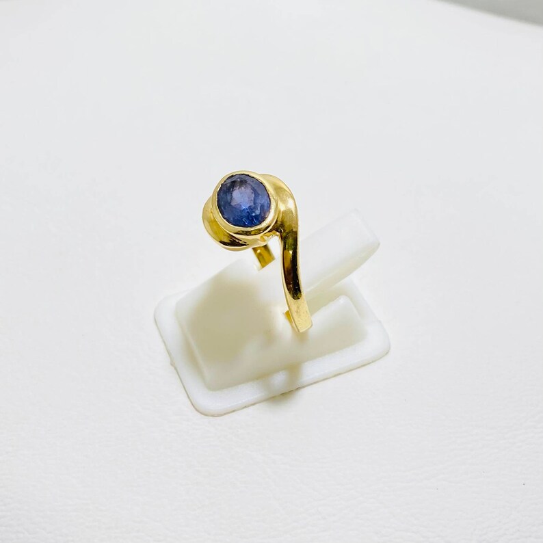Blue Topaz Hydro Quartz 9X7mm oval Faceted Boho Silver Ring,925 Sterling Silver Gold Rhodium Handmade Ring wholesale availab